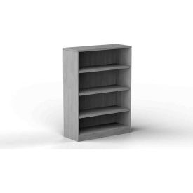 Ryker 4 Shelf Bookcase, 35-1/2"W x 11"D x 48"H, Dove Oak
