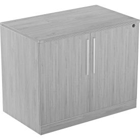 Ryker Storage Cabinet, 35-1/2"W x 22"D x 29-1/2"H, Dove Oak
