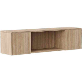 Ryker Laminate Doors for Hutch, 17"W x 1"D x 15-13/16"H, Aged Oak