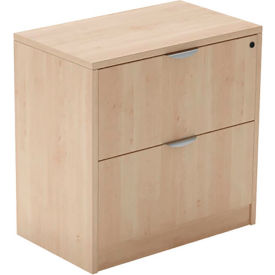 Jax 2 Drawer Lateral File, 30"W x 18"D x 30"H, Warm Birch