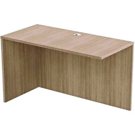 Ryker Left Straight Return Shell, 48W x 24"D x 29-1/2"H, Aged Oak