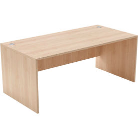 Jax Desk Shell, 71"W x 35"D x 28-1/2"H, Warm Birch