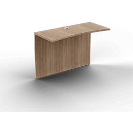 Ryker Curved Bridge, 42W x 20"D x 29-1/2"H, Aged Oak