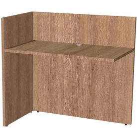 Ryker Reception Return, 42W x 24D x 29-1/2"H, Aged Oak