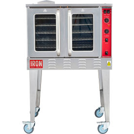Iron Range Convection Oven, Full Size, Bakery Depth, Single Deck, 54000 BTU