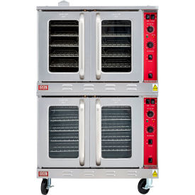 Iron Range Convection Oven Full Size Standard Depth Double Deck 208V