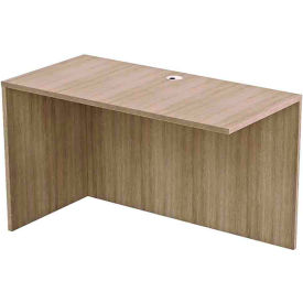Ryker Straight Return Shell, Left, 42''W x 24''D x 29-1/2''H, Aged Oak