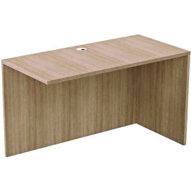 Ryker Straight Return Shell, Left, 48''W x 24''D x 29-1/2''H, Aged Oak