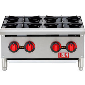 24" Countertop Hot Plate, 4 Burner, 100000 BTU