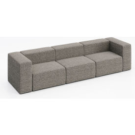 Conversa 3 Person Sofa, Connelly Dove Fabric