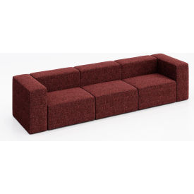Conversa 3 Person Sofa, Connelly Firefinch Fabric