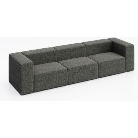 Conversa 3 Person Sofa, Connelly Owl Fabric
