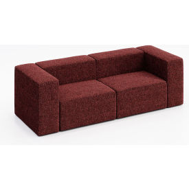 Conversa 2 Person Sofa, Connelly Firefinch Fabric