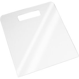 Shirt Folding Board, 12"W x 10"H, Clear Acrylic
