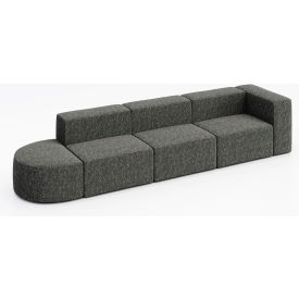 Conversa 4 Person Sofa, Connelly Owl Fabric