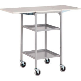 Mobile Shirt Folding Table, 46"H x 38-3/4"H, Gray
