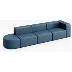 Conversa 4 Person Sofa, Dillon Ocean Vinyl