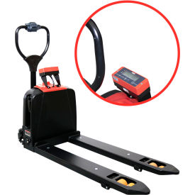 Ergotruck2 Electric Pallet Jack with Scale, 3300 lb. Capacity, 27"W x 45-5/16"L Forks