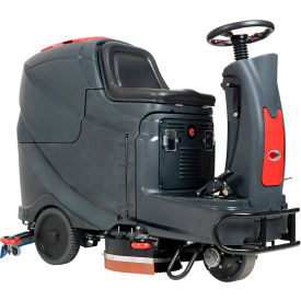 Ride-On Scrubber, 245 Ah AGM Batteries, 28" Cleaning Path