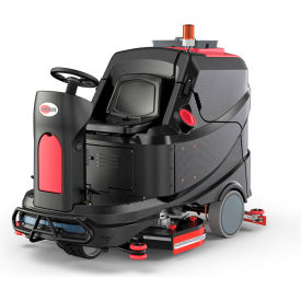 Ride-On Scrubber, 420 Ah WET Batteries, 39" Cleaning Path