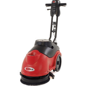 Small Walk-Behind Floor Scrubber, 20" Cleaning Path