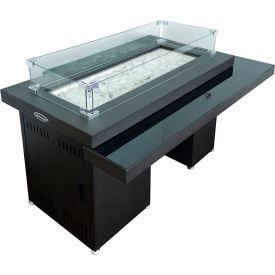 Two Tiered Fire Pit, Black Mocha