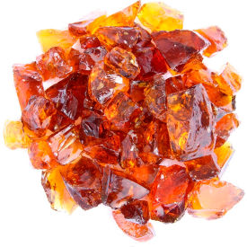 Recycled Fire Glass, 10 lb., Amber