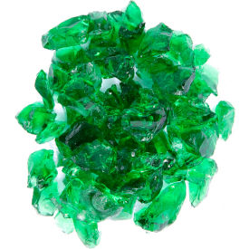 Recycled Fire Glass, 10 lb., Green
