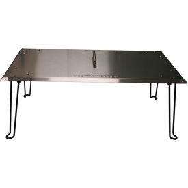 Rectangle Fire Pit Heat Deflector, Stainless Steel