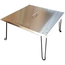 Fire Pit Heat Deflector, Stainless Steel