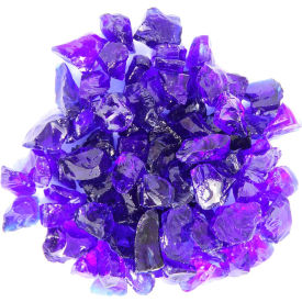Recycled Fire Glass, 20 lb., Cobalt Blue