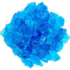 Recycled Fire Glass, 20 lb., Turquoise