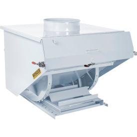 Medium Duty Steel Dust Collection Hopper, 2 Cu. Yd., 6000 lb. Capacity, White