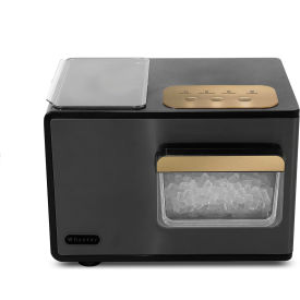 Countertop Nugget Ice Maker, Water Cooled, 40 lb. Production/24 Hrs., Black