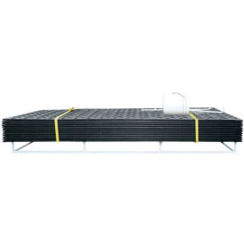 HDPE Ground Protection MatPak, 3' x 8', Black, 12/Pack