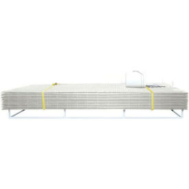VersaMAT HDPE Ground Protection MatPak with Hand Holes, 4' x 8', Clear