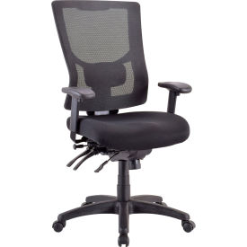 Conjure Executive Mesh High-Back Chair, Fabric, 25-3/16"Wx26-13/16"Dx43-11/16"H, Black