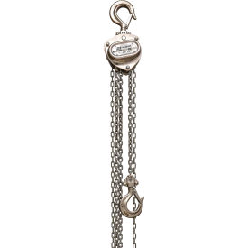 Stainless Steel Chain Hoist, 1/4 Ton Capacity 40' Lift