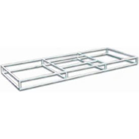 Turn-A-Rack Metal Ground Protection Transport Storage Skid, Steel, White