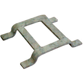 Double Flat Link for Ground Protection Mats, Turn-A-Link, Galvanized