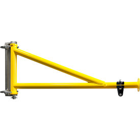 Electric Builder's Hoist Mounting Arm Bracket with Hoist Clamp, Pipe Mount