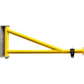 Electric Builder's Hoist Mounting Arm Bracket with Hoist Clamp, Wall Mount