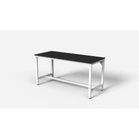 Basix Lab Workbench, Phenolic Top, 72" x 30", White
