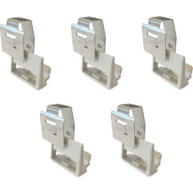 5 Shelf Corner Add-On "S" Hook Kit For Industrial Plastic Shelving