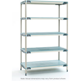 5 Shelf Shelving Unit w/Bottom Shelf, Starter, 23-3/4"W x 24-1/4"D x 74-3/16"H