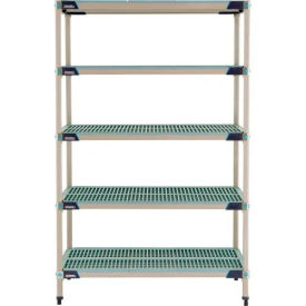 5 Shelf Shelving Unit w/Bottom Shelf Starter 23-3/4"W x 18-1/4"D x 74-3/16"H