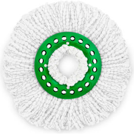 Tornado Spin Mop Refill, Green/White, 4/Pack