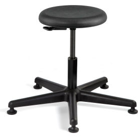 Versa Stool, Polyurethane Seat, Backless, 15" - 20"H Seat, Black