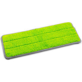 Commercial Rinse N' Wring Microfiber Mop System Refill, 5" x 13", Green, 6/Pack