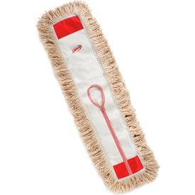 48" Dust Mop Head, Cotton, White, Pack of 6